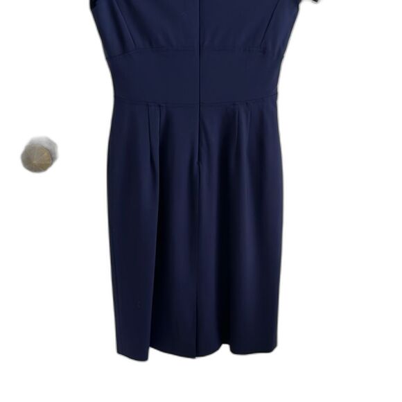 EUC MM Lafleur Emma Dress Deep Indigo Blue Soft Wool Sz 6 - Picture 11 of 13